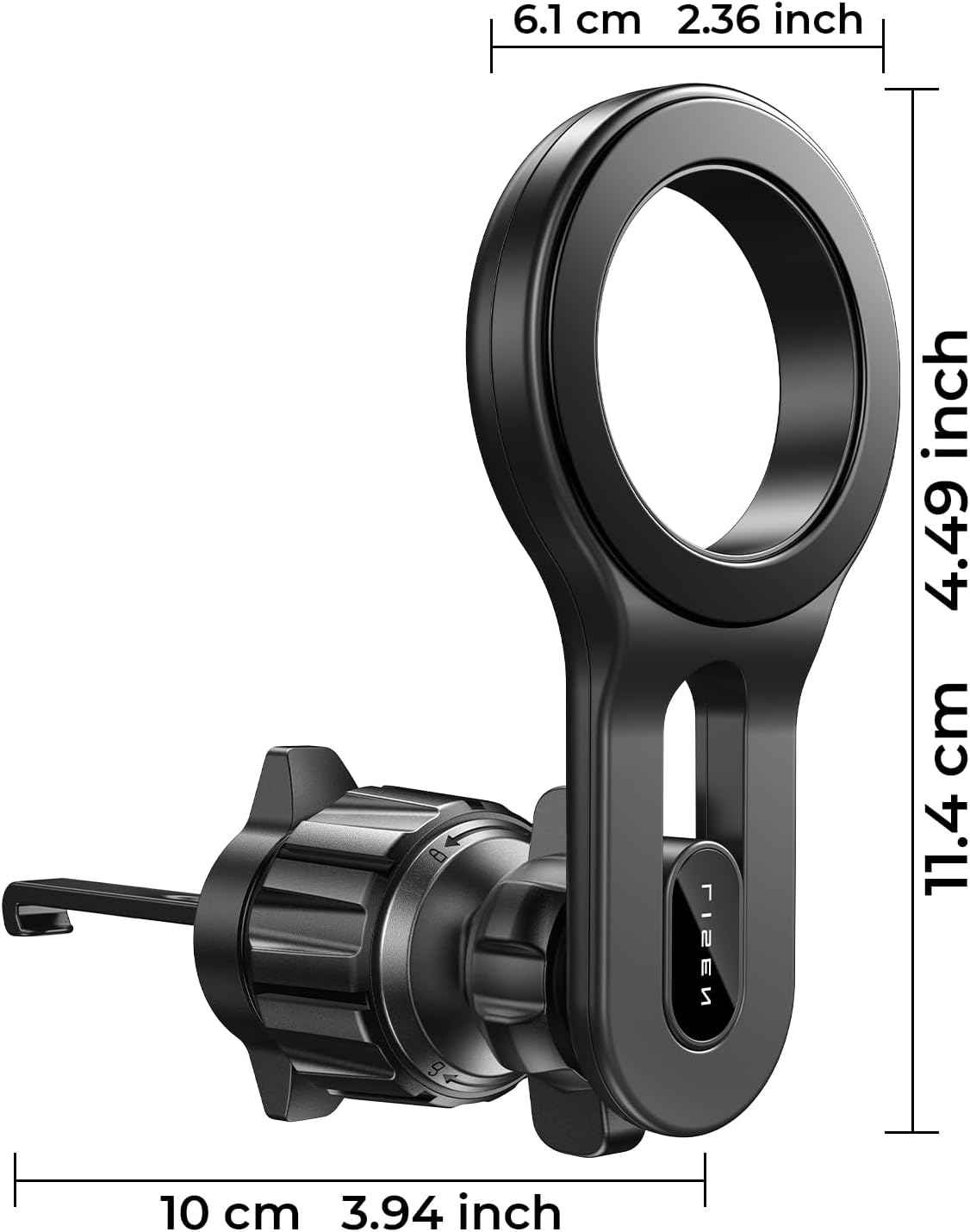 LISEN for MagSafe Car Mount, 2026 Magnetic Phone Holder Car [360° Adjustable No Block Air Vent] Car Phone Holder Strong Magnet, Easily Install Fit for iPhone 17e 17 Pro Max Air 16 15 14, Pixel 10 Pro