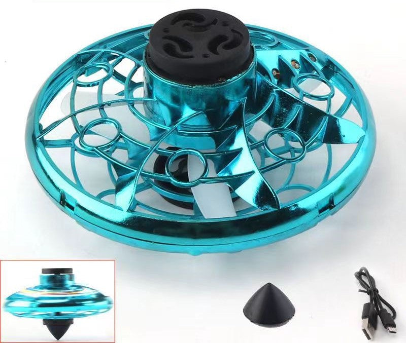 Fingertip Gyro Glowing Gyroscope Sensor Set Black Technology Plastic Suspended Ball Artifact Decompression Toy