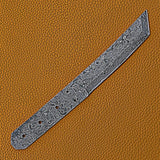 Handmade Custom Damascus Steel Full Tang Knife 8-inch High Quality Hand Forged Chef Knife for Kitchen Use (Blank Blade Knife-21)