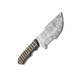 New Arrival High Carbon Damascus Steel Tracker Knife Modern Design Outdoor Survival Hunting Camping Knives Wood Handle (Tracker Knife-9)