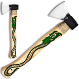 Top-Rated Traditional High Carbon Steel Viking Axe Handcrafted for Tactical Combat Bushcraft and Historical Camping Axe. (Tomahawk Axe-9)