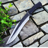 New Design 2025 Custom Handmade D2 Steel Bowie Knife 8 inches Blade  – Wood Handle with Perfect Premium (Bowie Knife-2)Leather Sheath