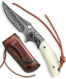 Custom Handmade Top Quality Damascus Steel Camping Knife Rose Wood Handle Pocket Knife Folding Knives (Folding Knife-49)