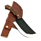 Custom Handmade Full Tang Hand Forged Serbian Cleaver Meat Cleaver Knife With Leather Sheath Butcher Knife (Nakiri Knife-66)