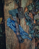 Handmade blacksmith bushcraft survival useful bruk hatchet camper axe unique hatchet axe Camping Axe With Protected Cover (Tomahawk Axe-26)