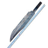 San Mai Steel Made High Quality Blank Blades Japanese Knives Hand Made Bowie Knife Blanks Blade (Blank Blade Knife-4)