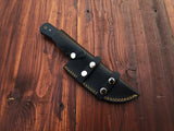 Custom Size D2 Steel Blade Tracker Fixed Blade Knife Micarta Handle with Comfortable Grip Cowhide Leather Pouch Camping Knives (Tracker Knife-21)