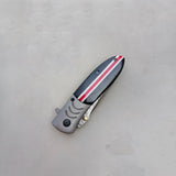 Handmade Damascus Steel Folding Knife Pocket Knives for Camping, Hiking Inner Lock Folding Knife (Folding Knife-6)