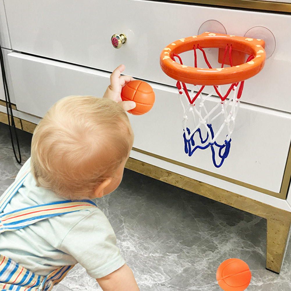 Bathroom Sucker Basketball Hoop Baby Playing Bathroom Basketball Toys Baby Mini Shooting Children's Bath Toys