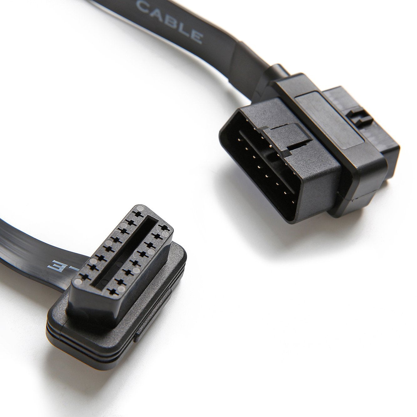 bbfly-A9 OBD II OBD2 16 Pin Splitter Extension 1x Male and 2X Female Extension Cable Adapter (2FT/60CM)