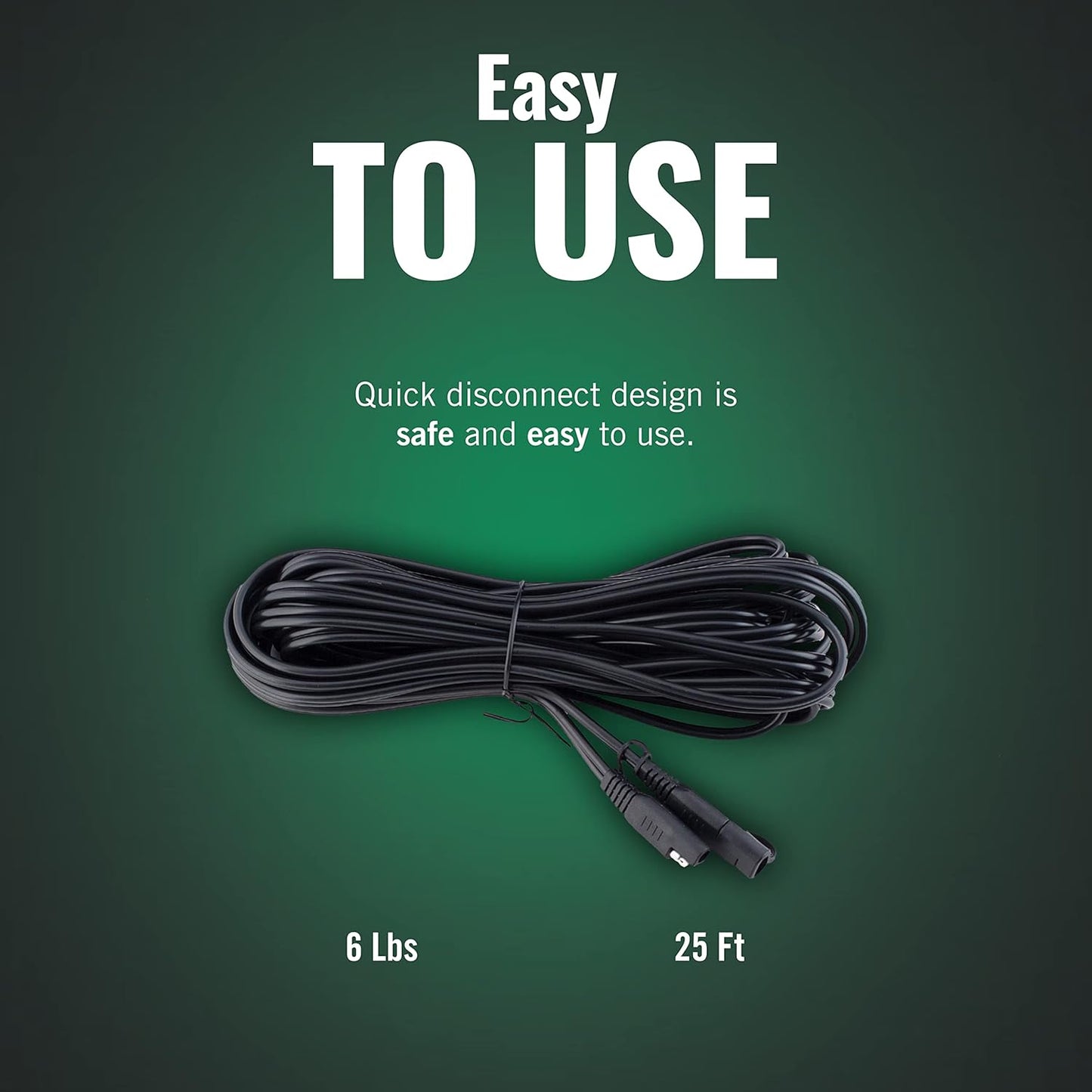 Battery Tender 081-0148-25 25' Quick Disconnect Extension Cable