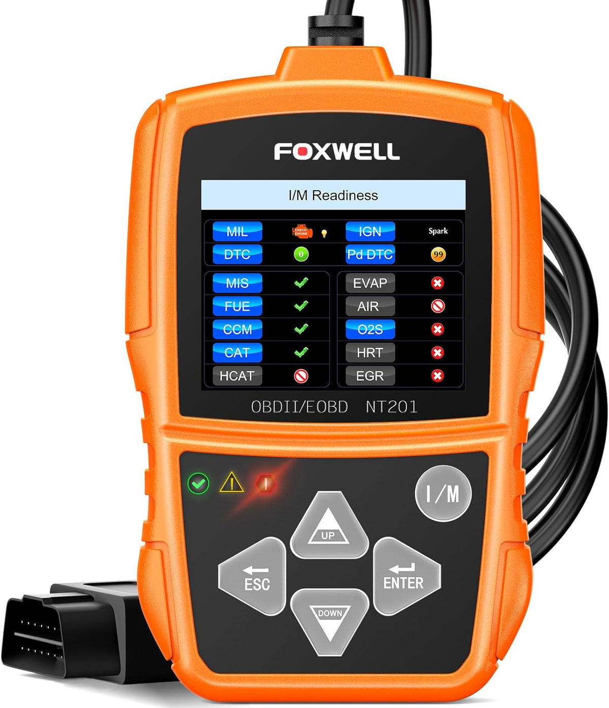 FOXWELL NT201 OBD2 Scanner & Check Engine Code Reader