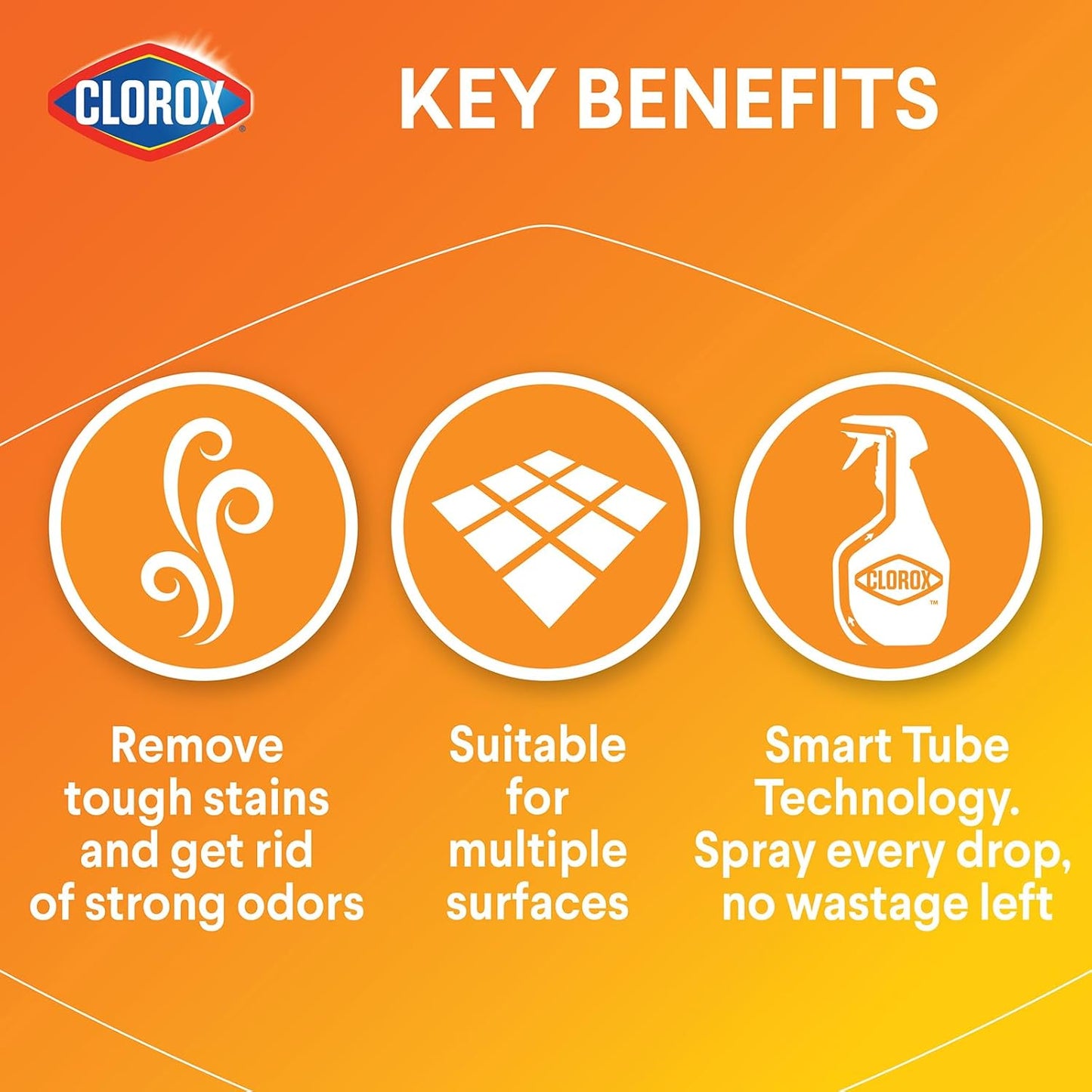 Clorox Urine Remover for Stains and Odours, Spray Bottle, 946mL