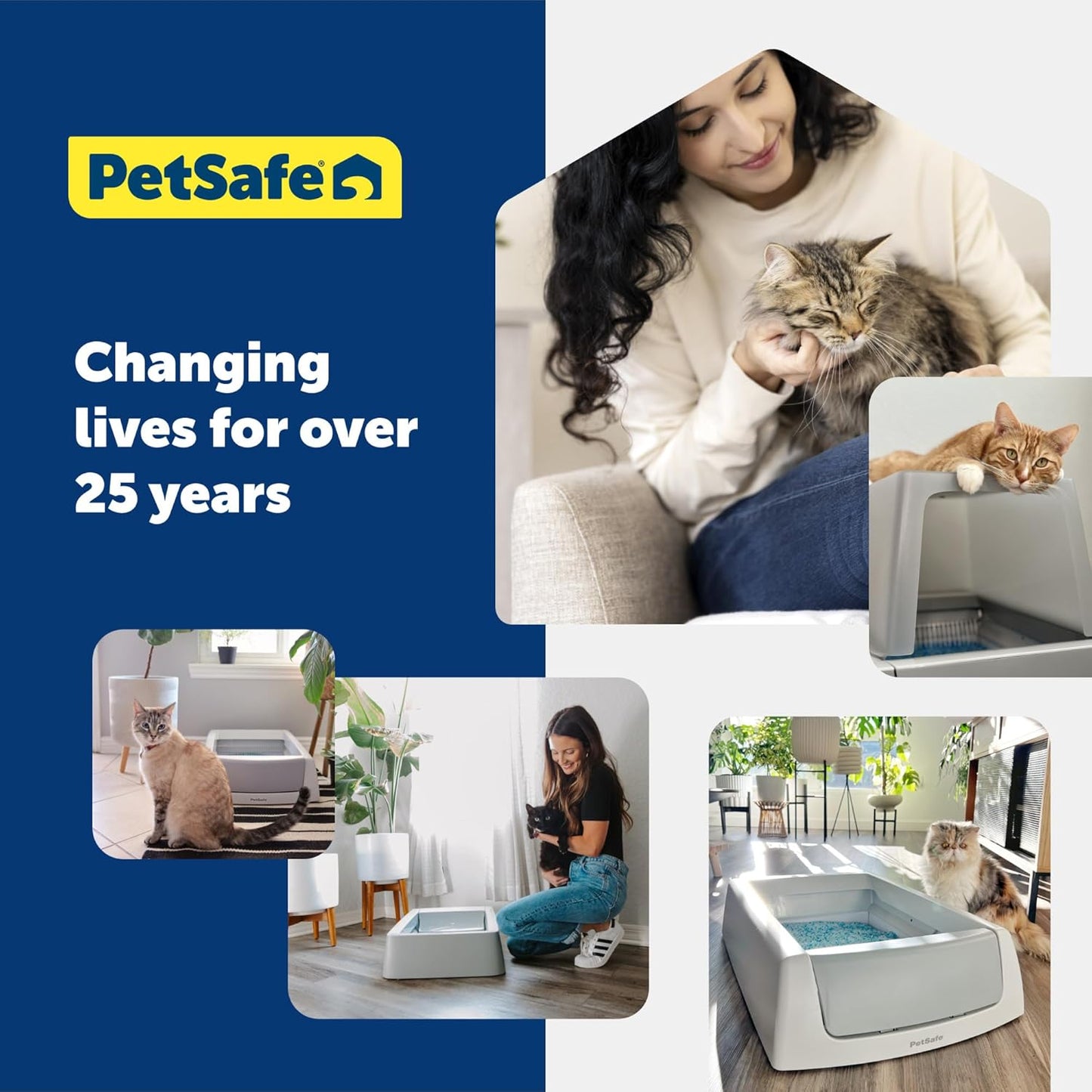 PetSafe ScoopFree Premium Fresh Scent Crystal Litter, Superior Odour Control, Absorbs 5X Better, Low Tracking for Less Mess, Lasts up to 2 Months, Lightly Scented (3.6 kg Bag)