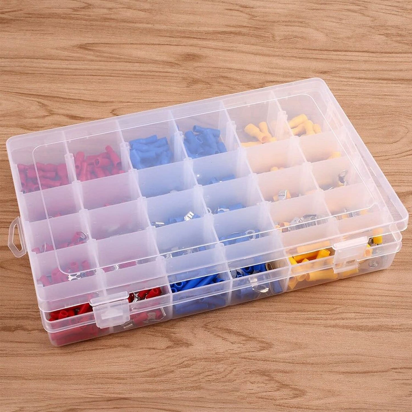 720PCS Crimp Connectors Male and Female Assorted Insulated Crimp Terminals Electrical Connectors Electrical Terminals Ring Fork Wire Connectors