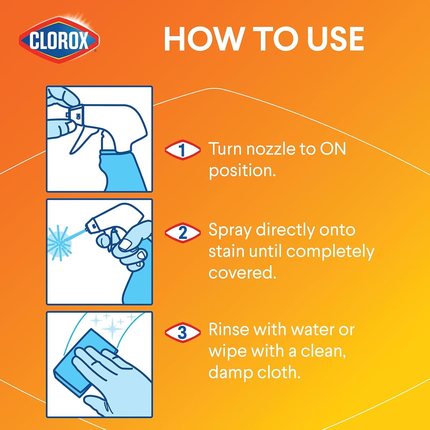 Clorox Urine Remover for Stains and Odours, Spray Bottle, 946mL