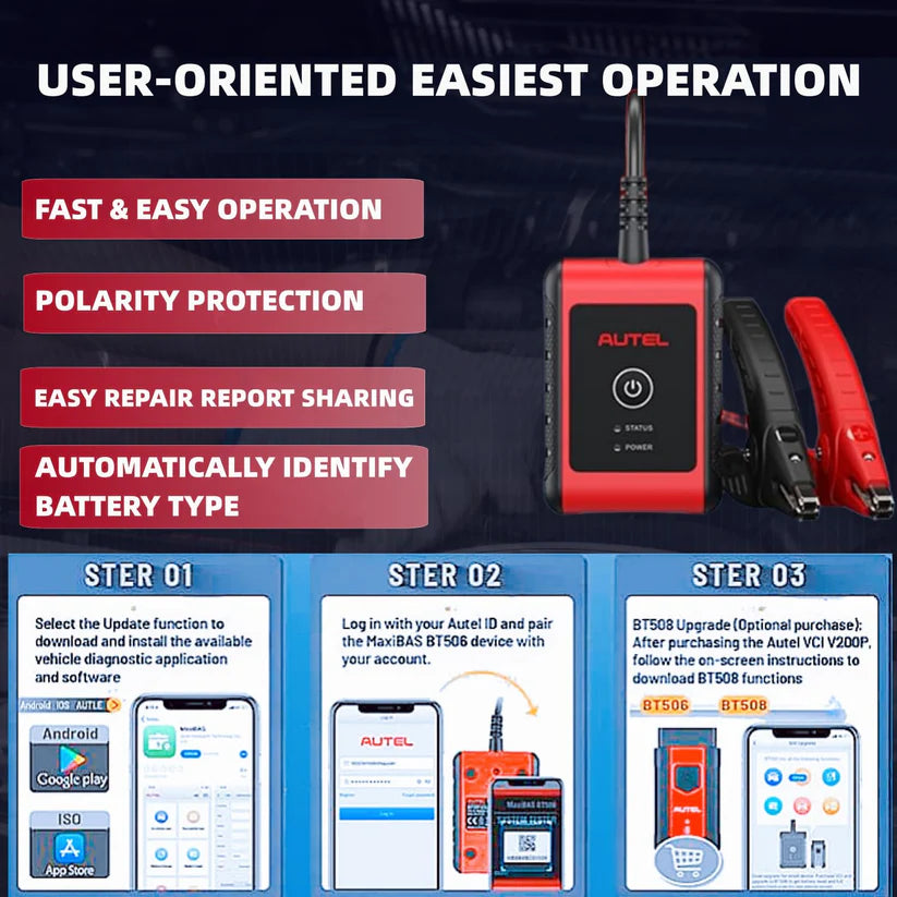 Autel MaxiBAS BT506 Auto Battery & Electrical System Analysis Tool