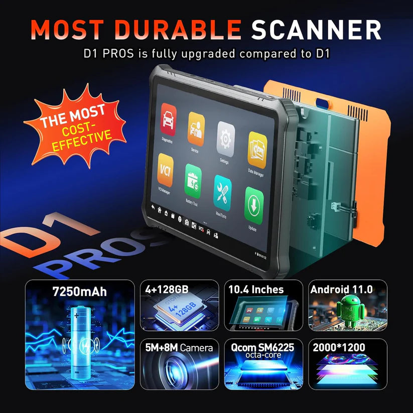 OTOFIX D1 PROS Bidirectional Scan Tool, 2 Years Free Update, ECU Coding, FCA SGW Access, 40+ Services