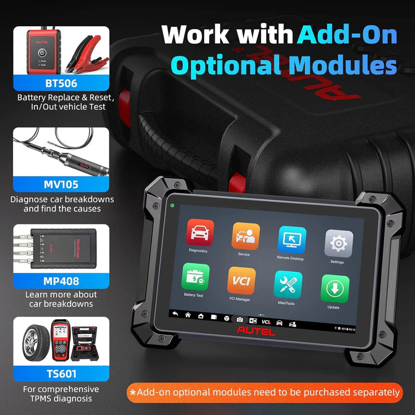 Autel MaxiCOM MK908 Pro II, J2534 ECU Programming Coding Scan Tool