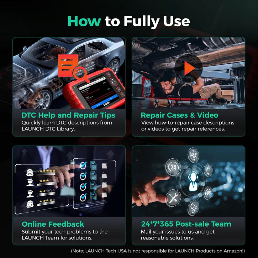 LAUNCH CRP123X V2.0, multi system car scanner with 7 reset functions, FCA SGW