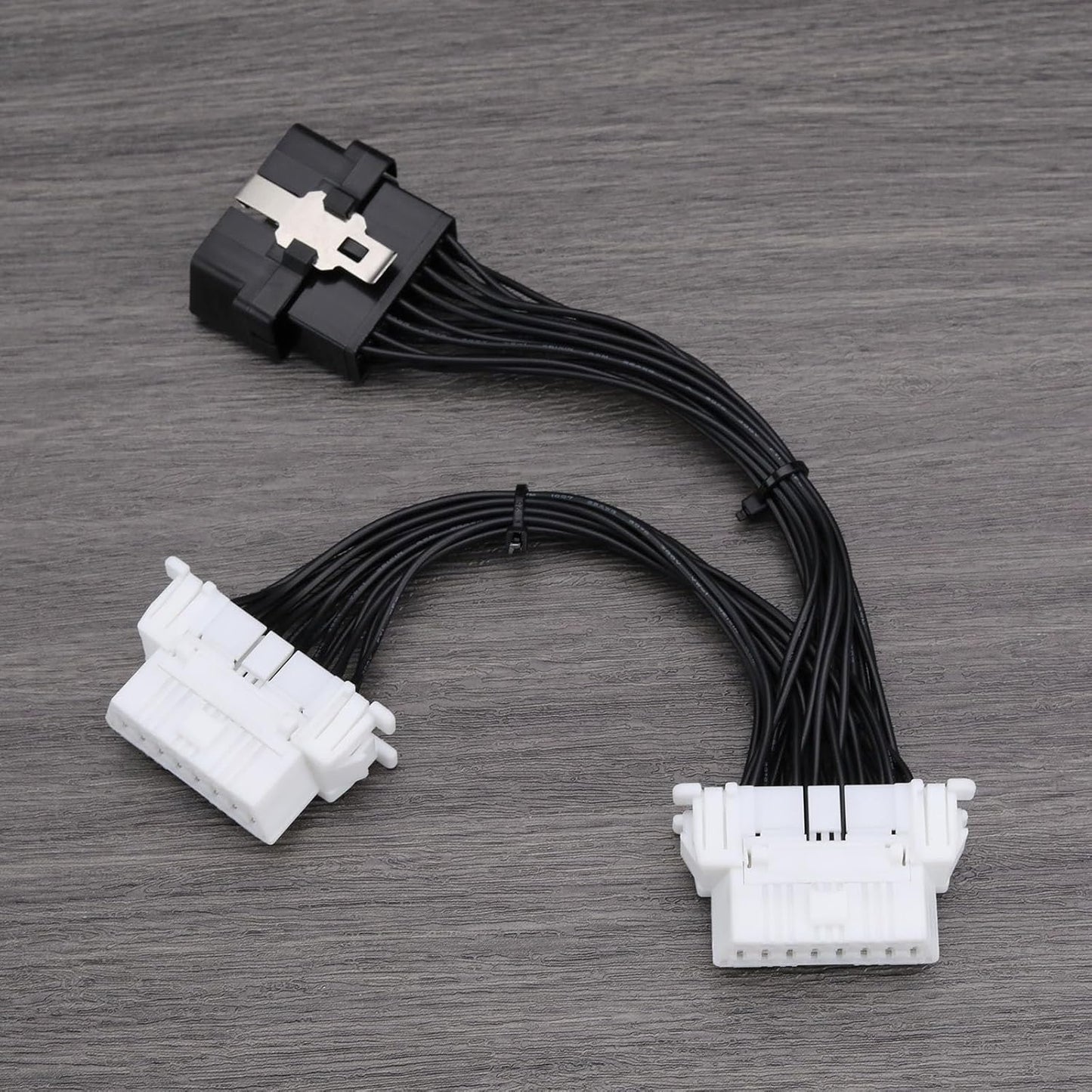 1Pc Car OBD2 Splitter Cable OBDII 16 Pin 1 to 2 Male to Female Extension Cable Adapter for Automotive Computer Diagnostic Instrument(15CM)