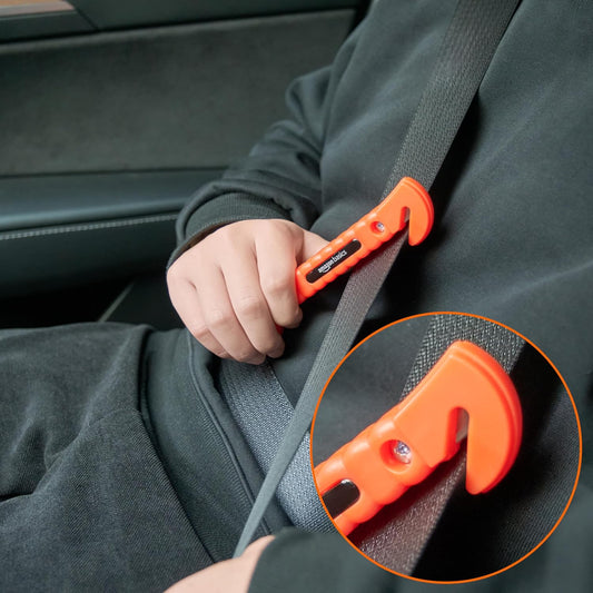 Emergency Seat Belt Cutter and Window Hammer Tool, Car Accessories, 2 Pack