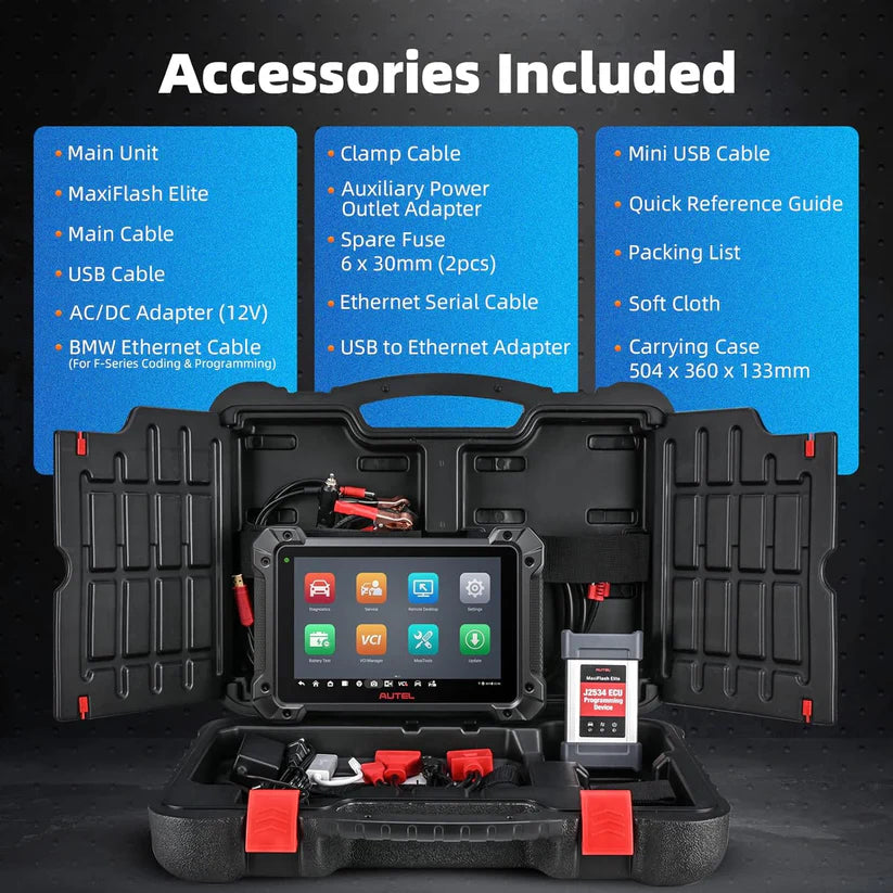 Autel MaxiCOM MK908 Pro II, J2534 ECU Programming Coding Scan Tool