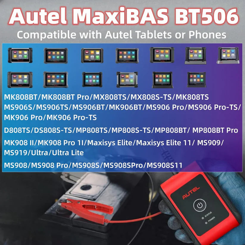 Autel MaxiBAS BT506 Auto Battery & Electrical System Analysis Tool
