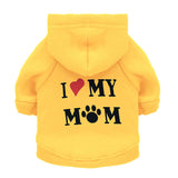 Pet Supplies Dog Clothes Fleece Printed Mommy Pet Sweater Teddy Clothes Autumn And Winter