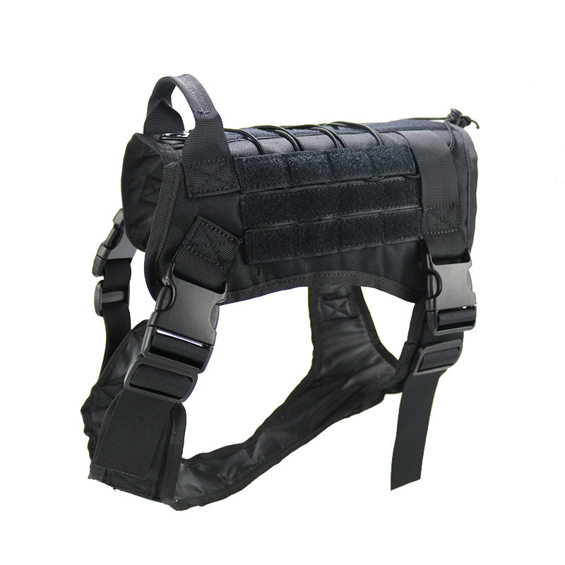 Tactical large dog vest dog patrol equipment pet dog clothes K9 chest strap