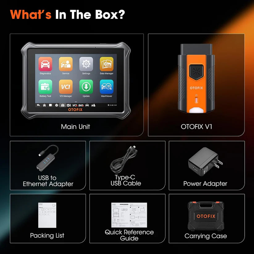 OTOFIX D1 Lite Bidirectional Scan Tool, 2 years free update, 38+ services, All system diagnostics
