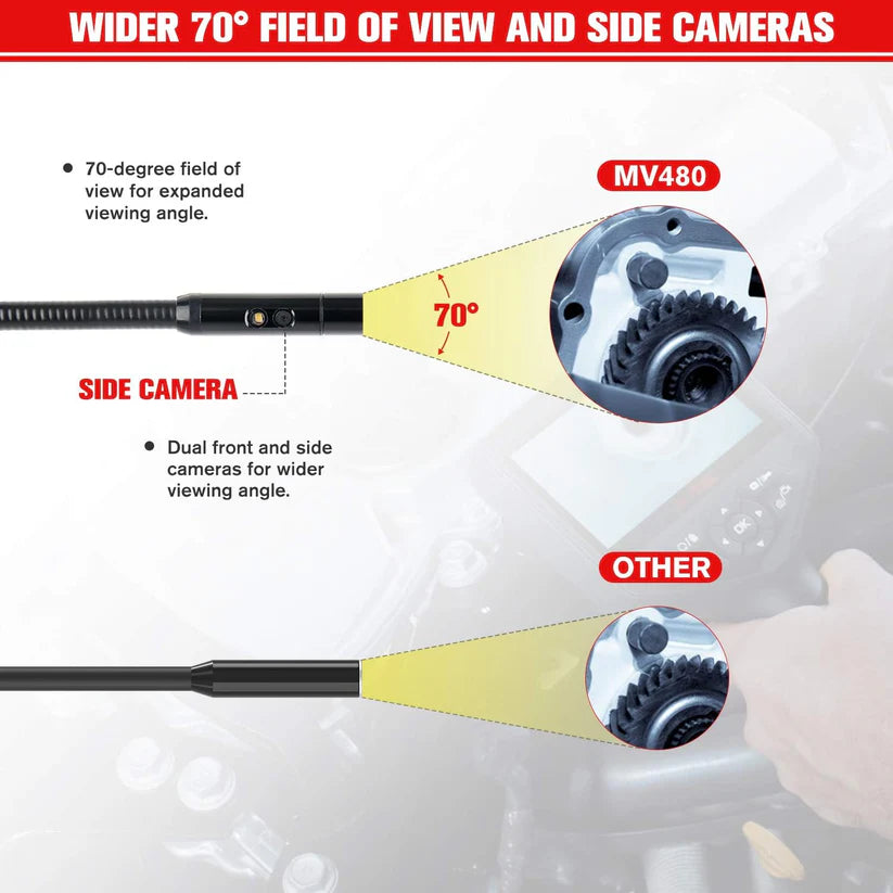 Autel MaxiVideo MV480 inspection camera, 360° rotation