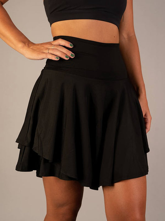 Spring And Summer New Fashion All-match Skirt High Waist Belly Contracting Running Sports Skirt Anti-exposure Yoga Skirt