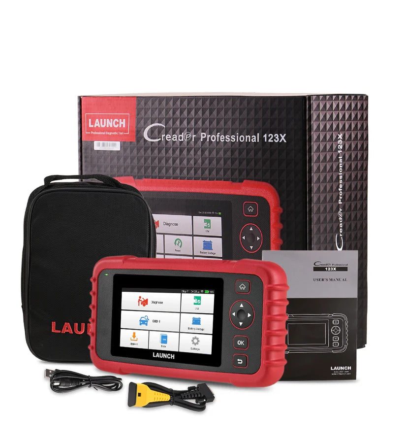 LAUNCH CRP123X V2.0, multi system car scanner with 7 reset functions, FCA SGW