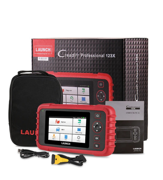 LAUNCH CRP123X V2.0, multi system car scanner with 7 reset functions, FCA SGW