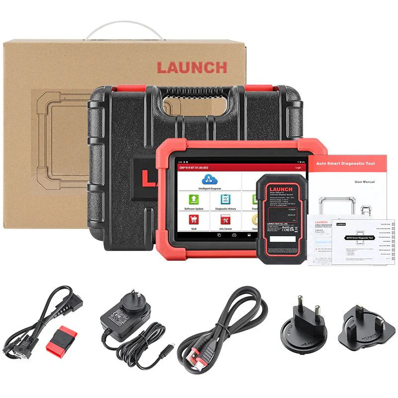 LAUNCH X431 CRP919X BT, Wireless Two-way Scan Tool, ECU Coding, CANFD&DOIP, Full System Car Diagnostic Tool
