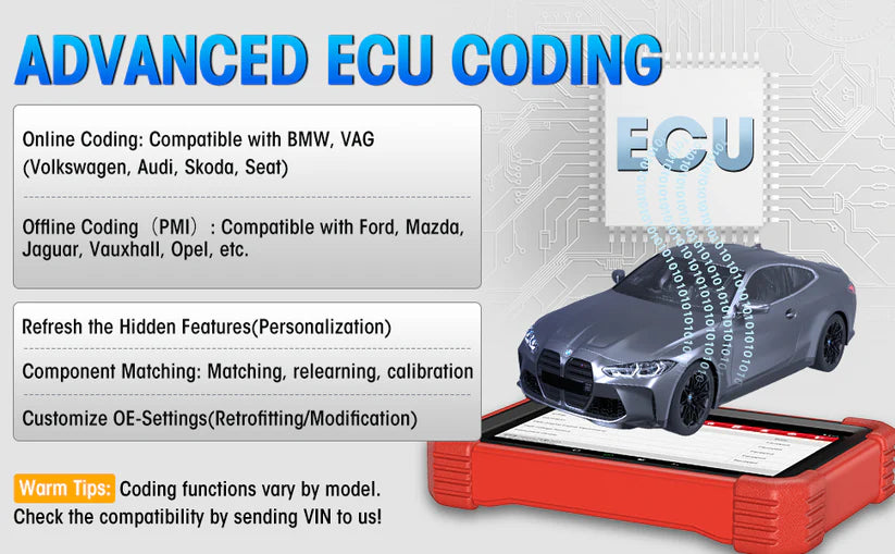 LAUNCH X431 CRP919X BT, Wireless Two-way Scan Tool, ECU Coding, CANFD&DOIP, Full System Car Diagnostic Tool