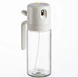 Dual-purpose Spray Oil Pot Bottle Leak-proof Oil Tank Glass Spray Press Oil Bottle Kitchen Household Sauce Vinegar Seasoning Bottle