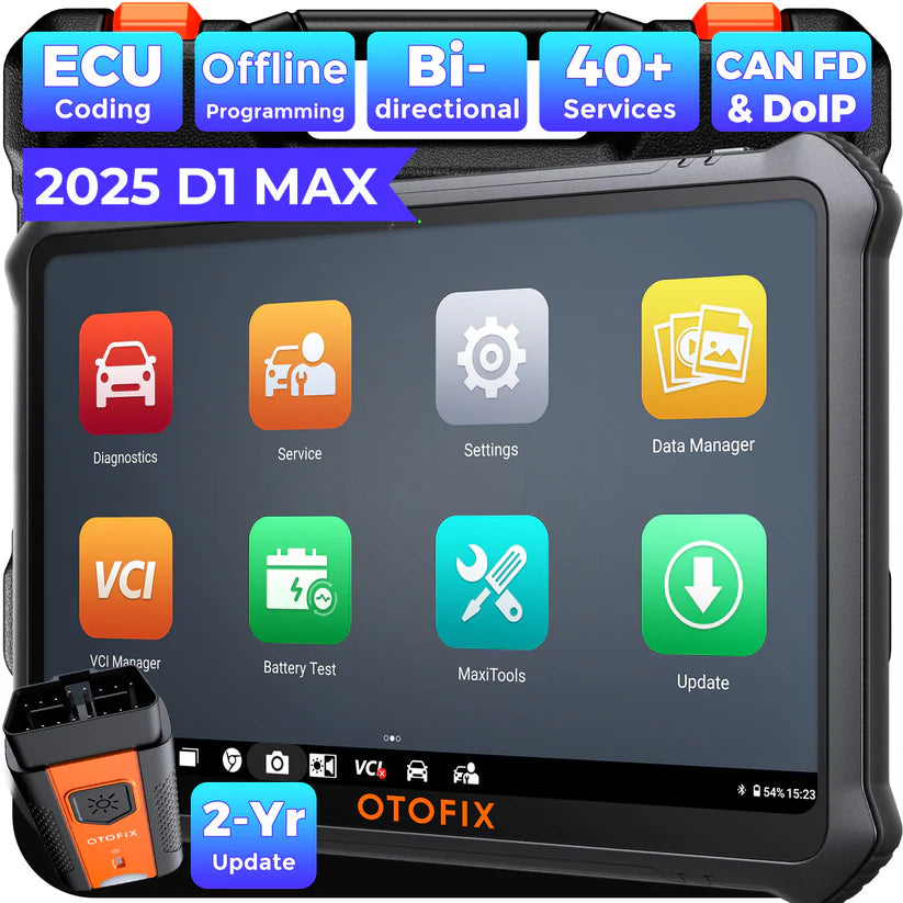 OTOFIX D1 Max Car Scan Tool Bi-Directional, ECU Coding, 40+ Services,