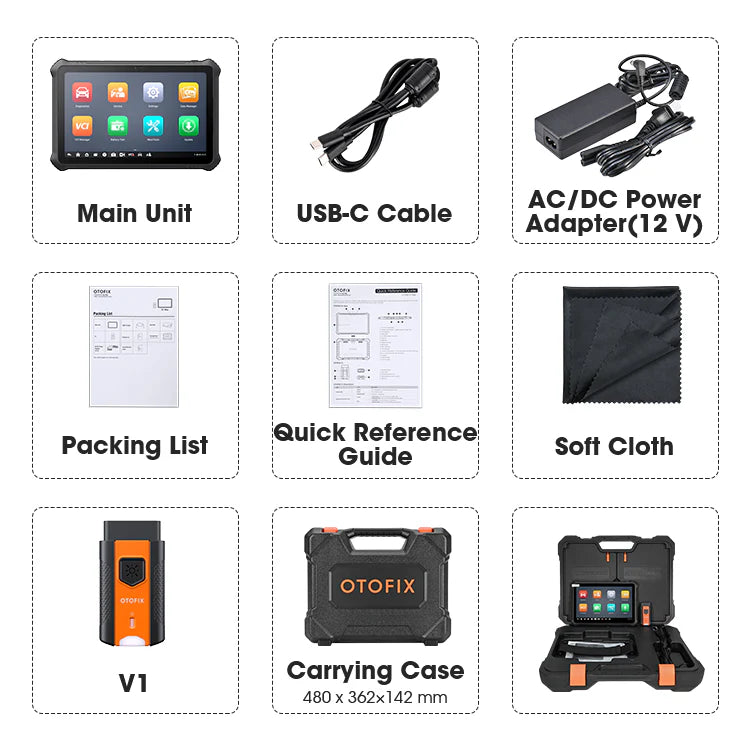 OTOFIX D1 Max Car Scan Tool Bi-Directional, ECU Coding, 40+ Services,