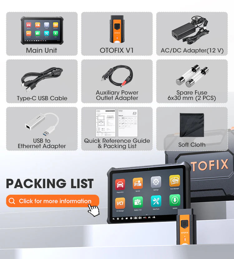 OTOFIX D1 PROS Bidirectional Scan Tool, 2 Years Free Update, ECU Coding, FCA SGW Access, 40+ Services
