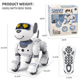 Funny RC Robot Electronic Dog Stunt Dog Voice Command Programmable Touch-sense Music Song Robot Dog for Children's Toys