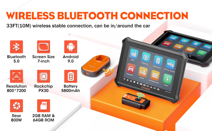 OTOFIX IM1 All System Diagnostics Scanner, OE Level OBD2 Scanner with XP1 Progammer,
