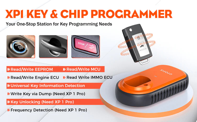 OTOFIX IM1 All System Diagnostics Scanner, OE Level OBD2 Scanner with XP1 Progammer,