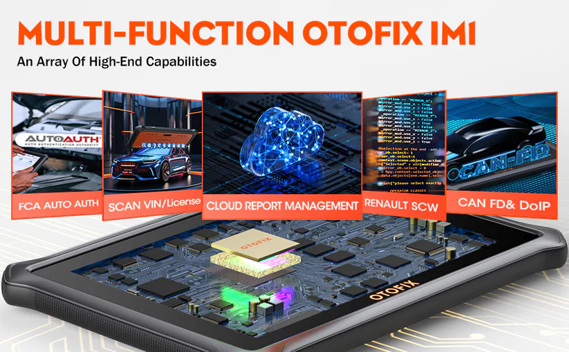 OTOFIX IM1 All System Diagnostics Scanner, OE Level OBD2 Scanner with XP1 Progammer,