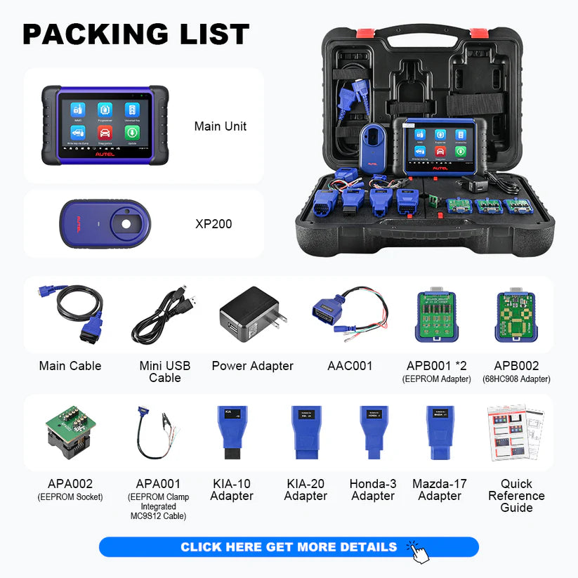 Autel MaxiIM IM608 II key programmer and car diagnostic tool with PB112, GBOX3, IMKPA, XP400PRO, J2534