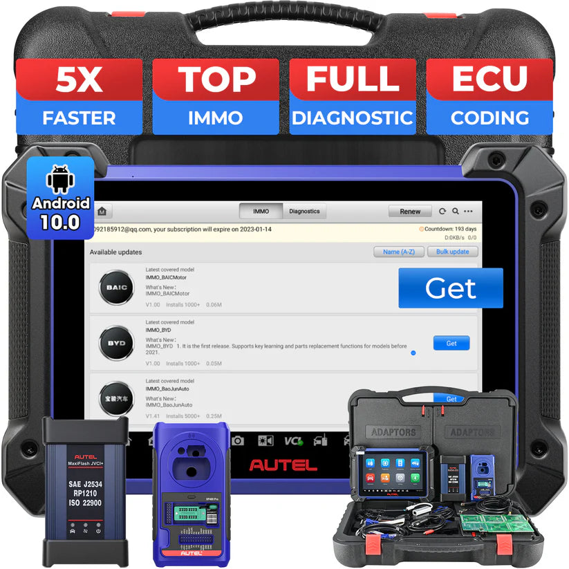 Autel MaxiIM IM608 II key programmer and car diagnostic tool with PB112, GBOX3, IMKPA, XP400PRO, J2534