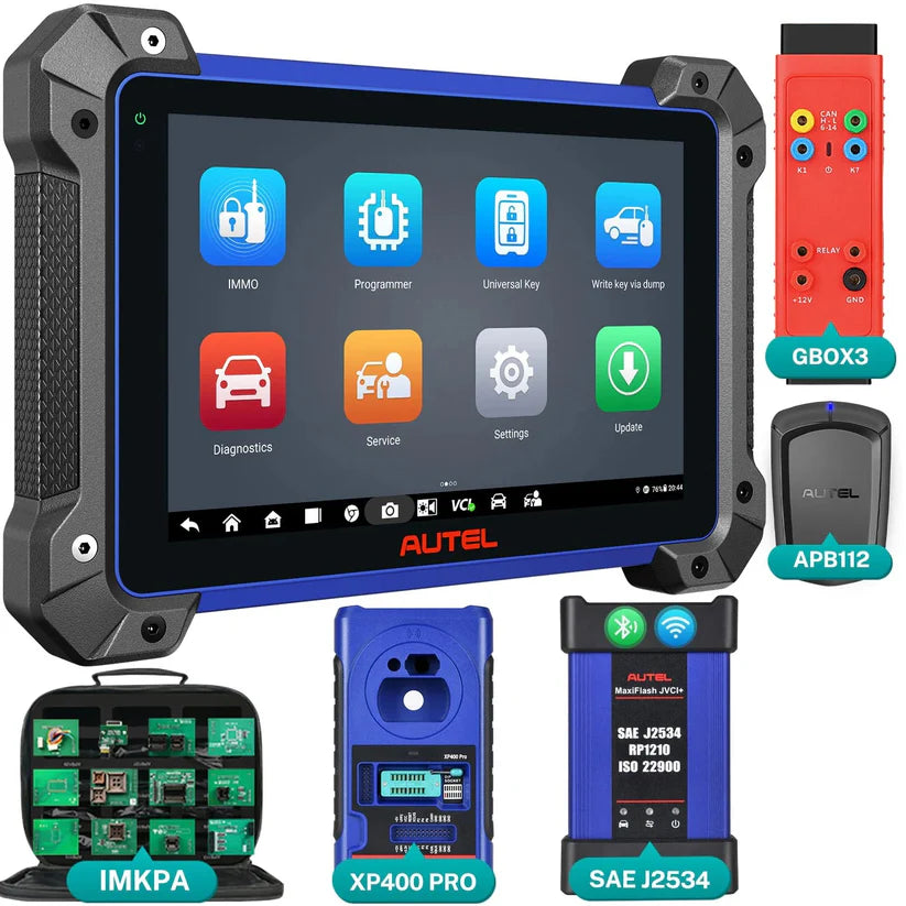 Autel MaxiIM IM608 II key programmer and car diagnostic tool with PB112, GBOX3, IMKPA, XP400PRO, J2534