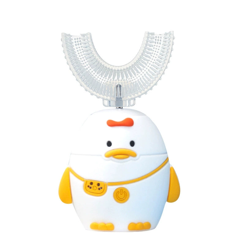 Children's Electric Toothbrush U-shaped Baby Silicone Soft Hair