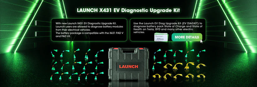 Launch X431 EV Diagnostic Upgrade Kit + Software Activation Card